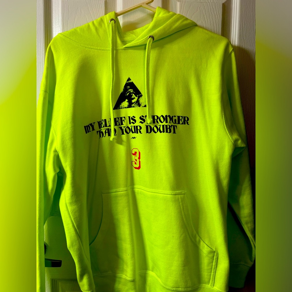 Bleacher Report Lime Green Sweatshirt